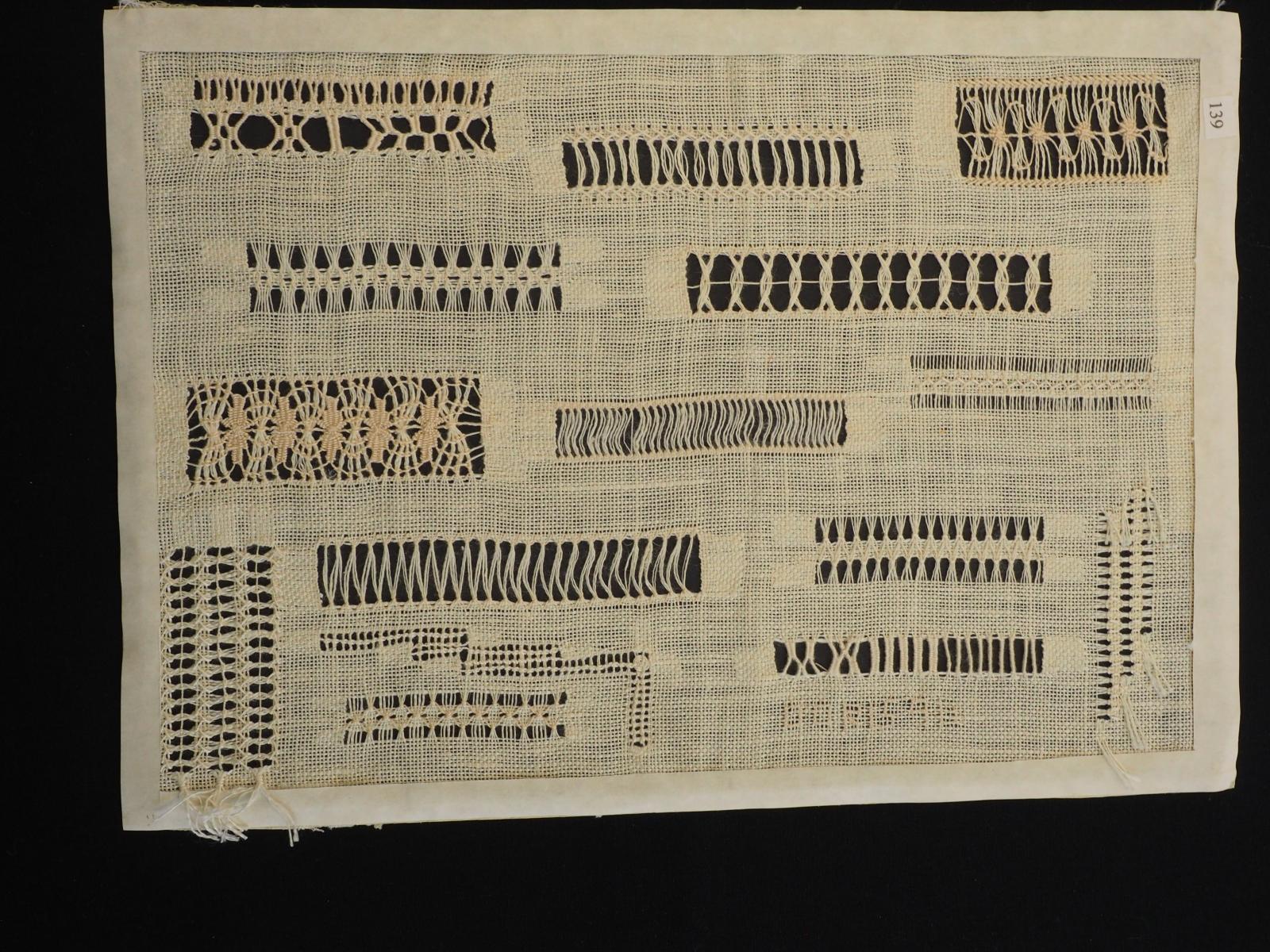 Drawn thread sampler