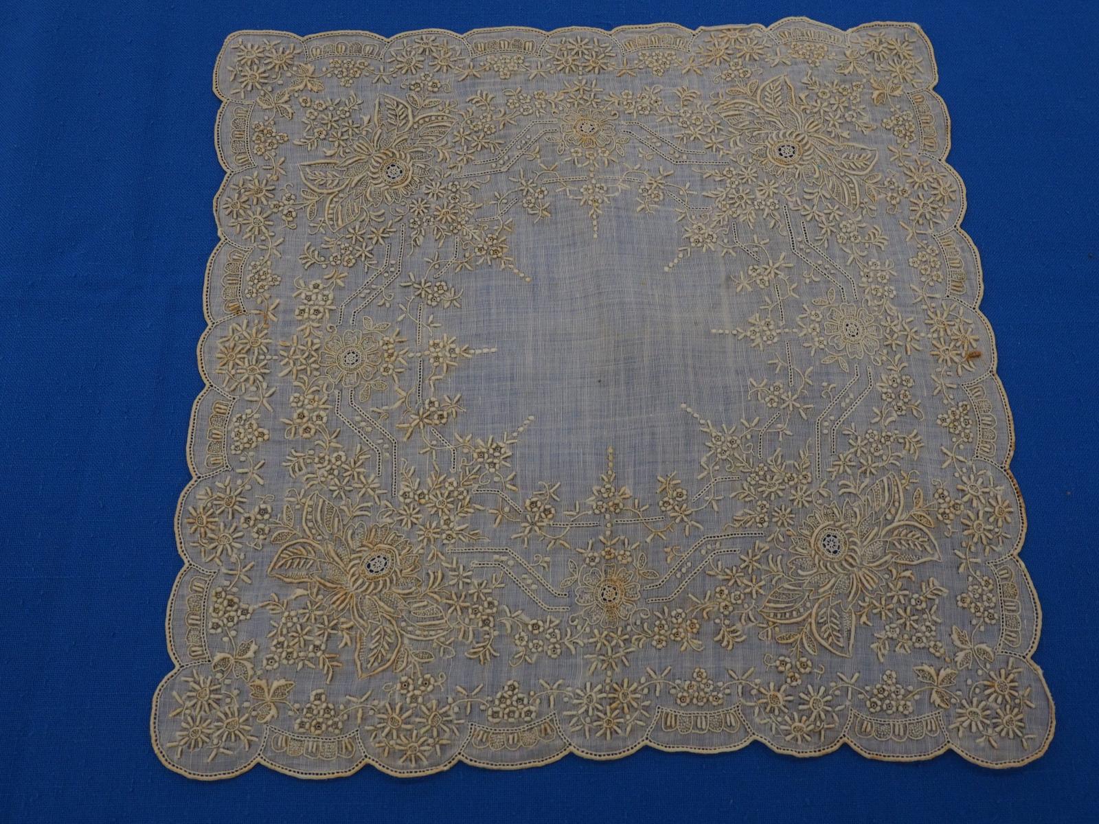 Appenzell whitework handkerchief