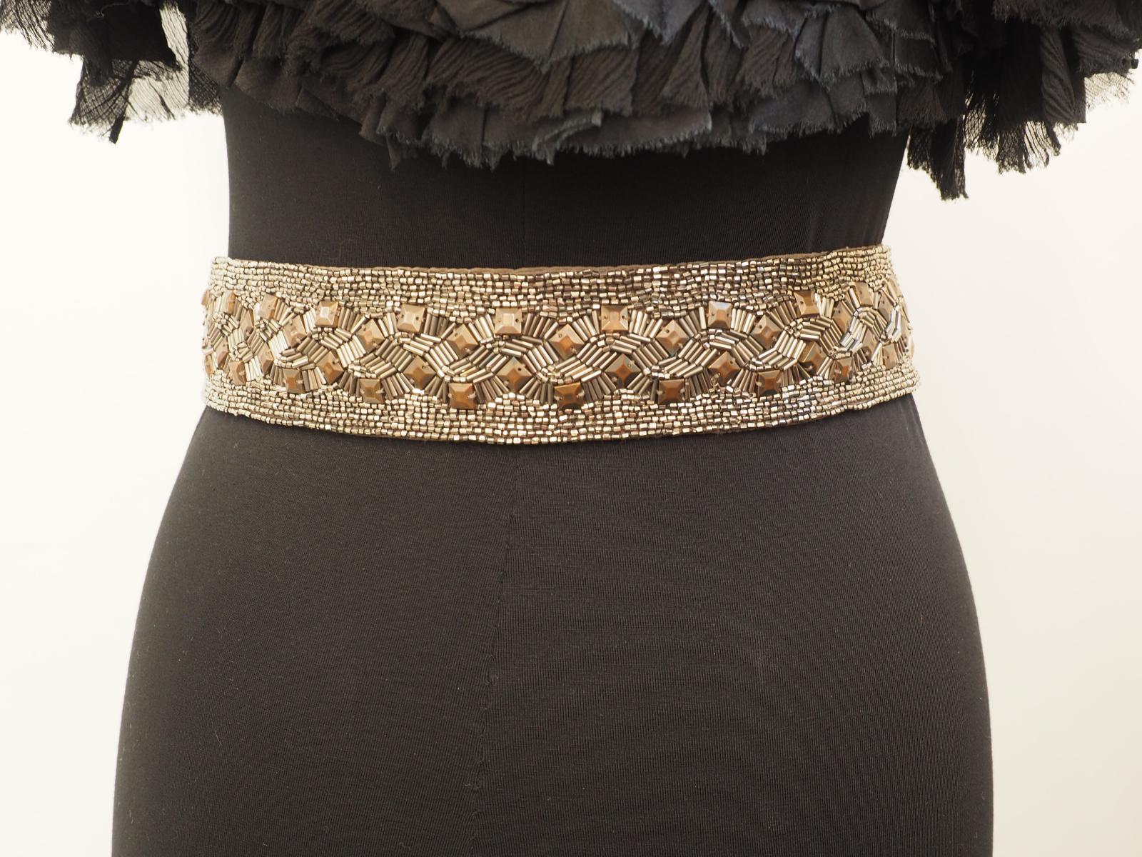 Beaded belt by Aurelio Costarella