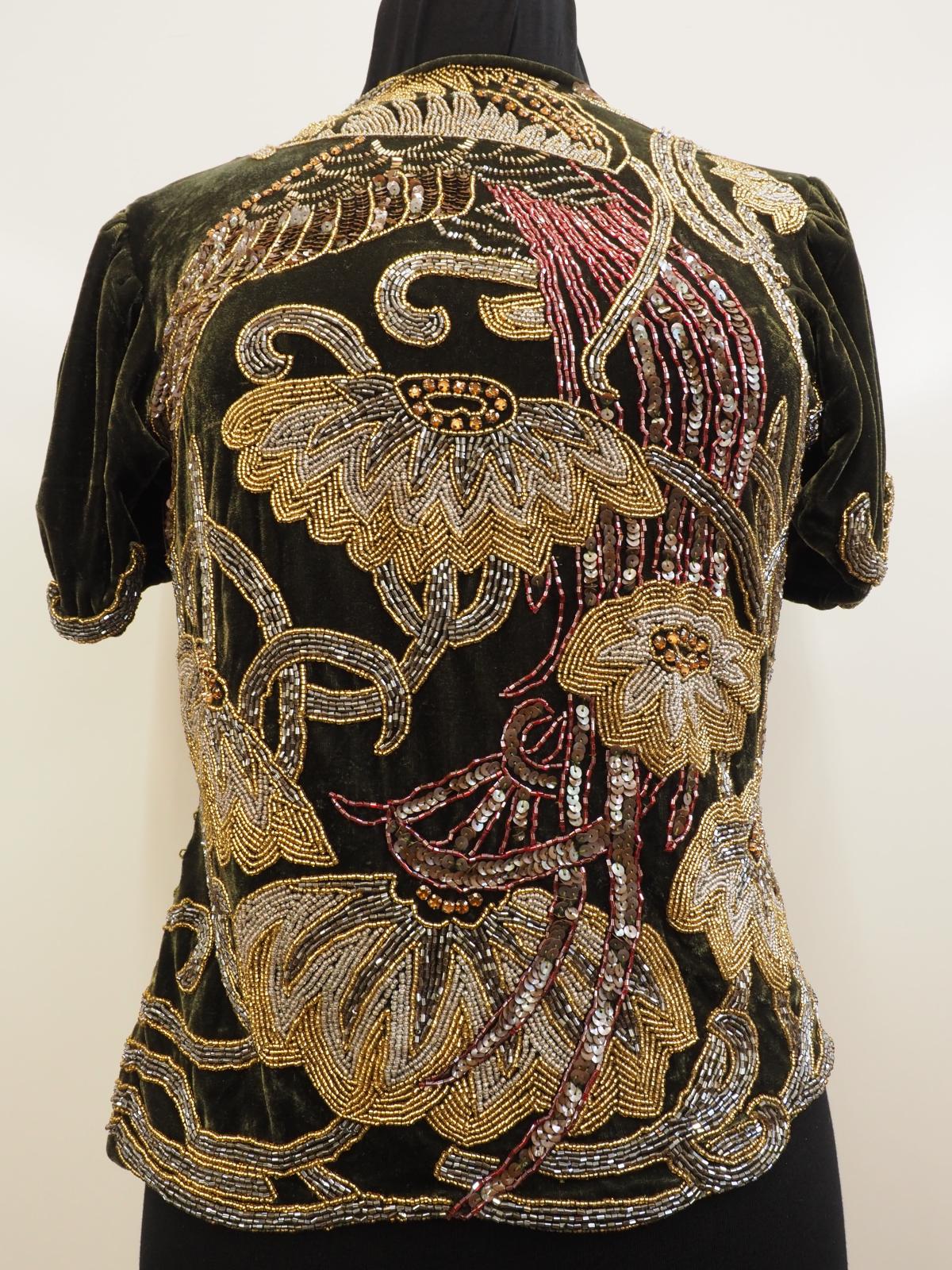 Aurelio Costarella beaded top back