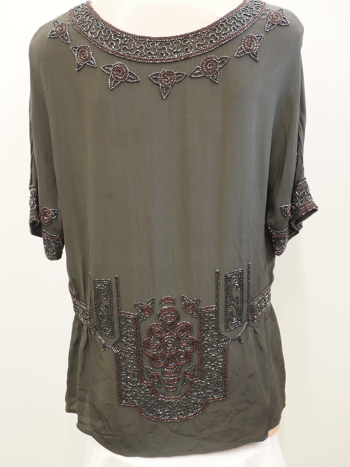 Aurelio Costarella beaded blouse back