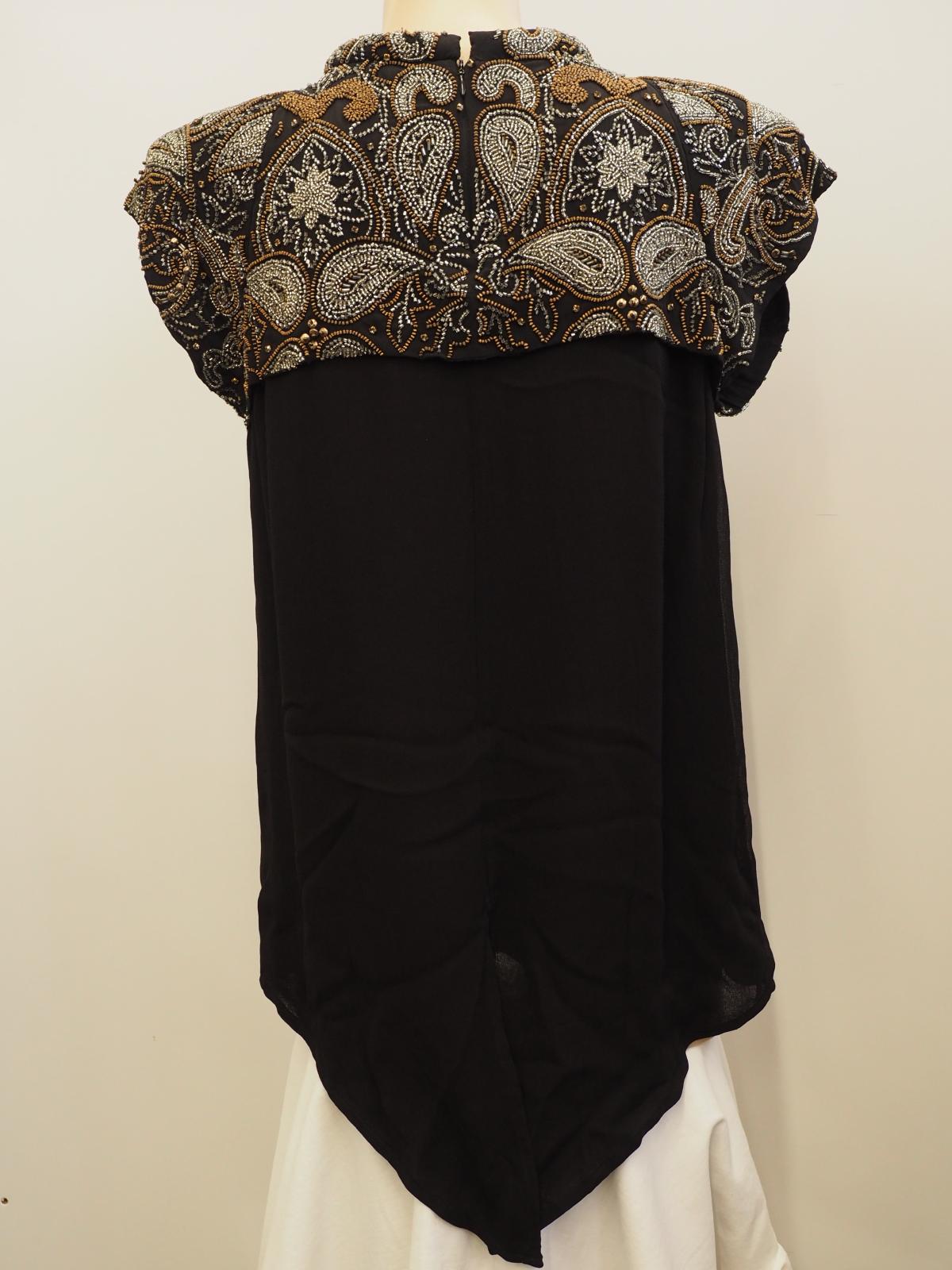 Aurelio Costarella beadwork blouse
