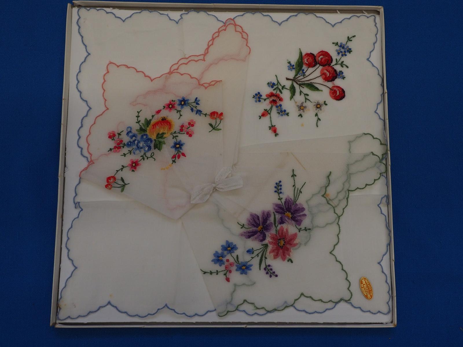 Gift box of handkerchiefs
