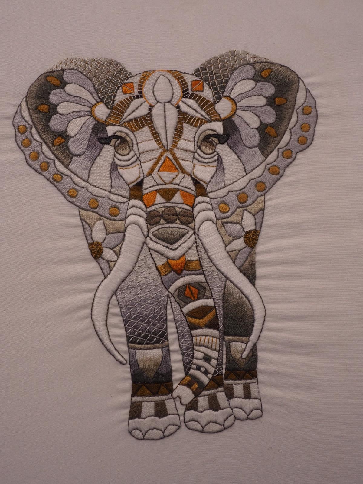 Trish Burr designed embroidery