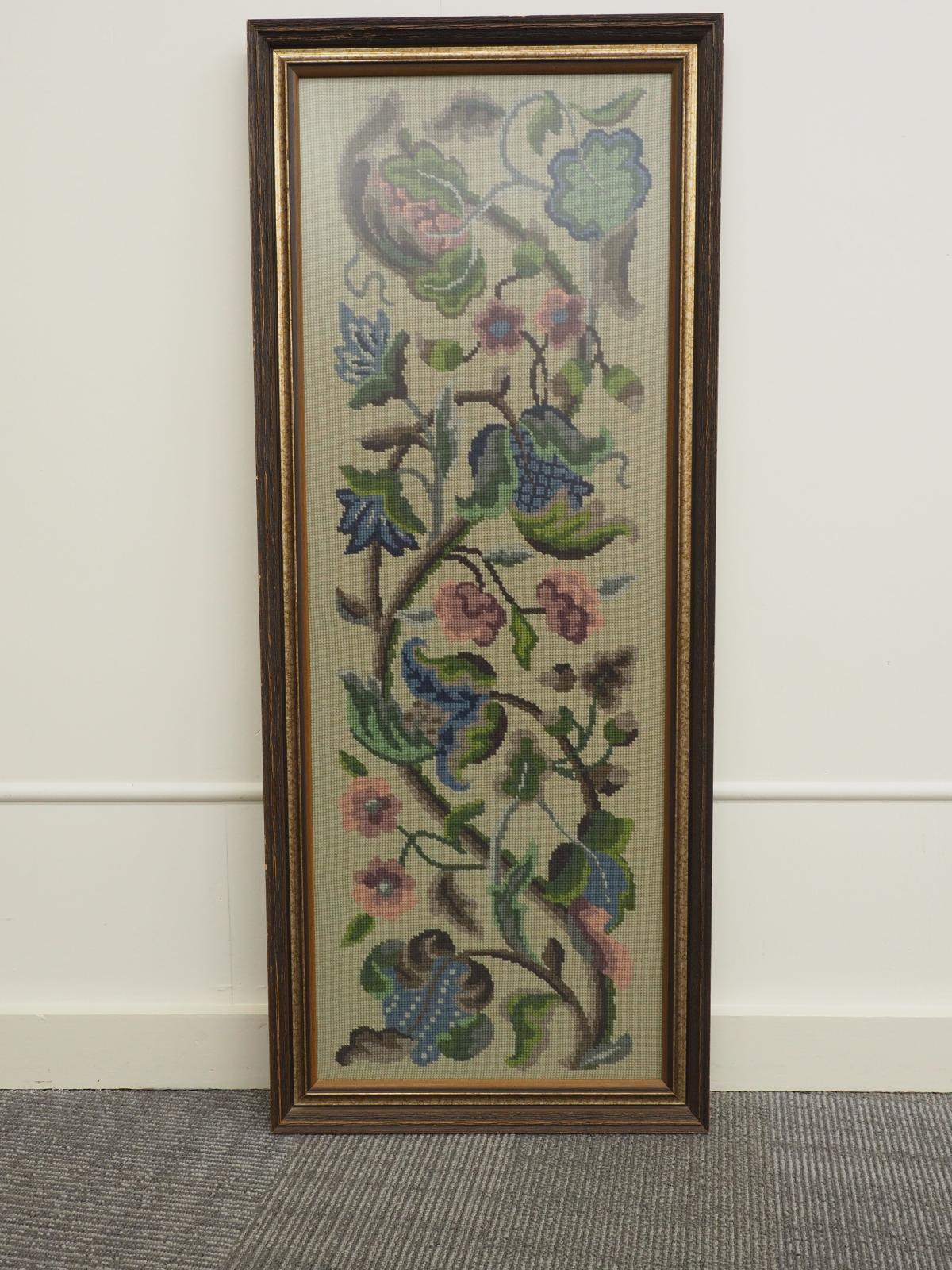 Canvas work picture in frame