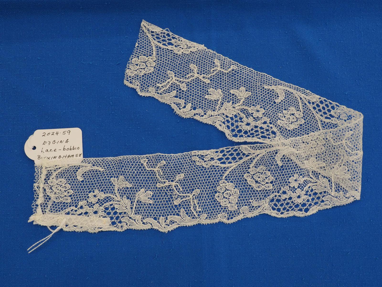 Lace edging in Bucks Lace