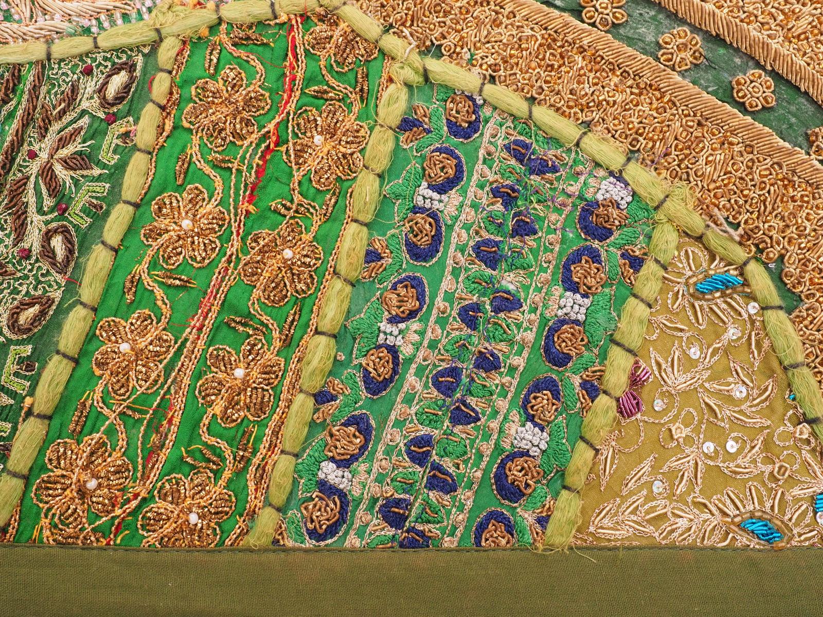 Detail of Indian metal thread hanging