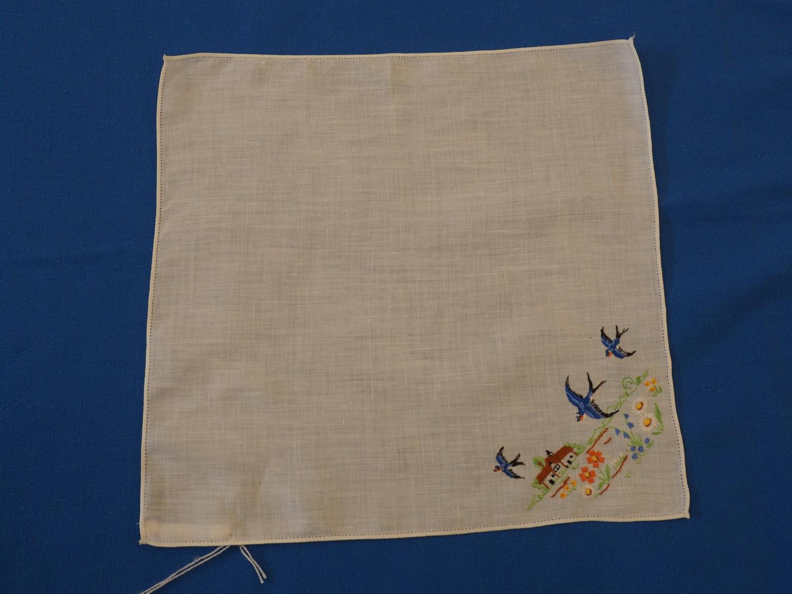 Embroidered hankerchief