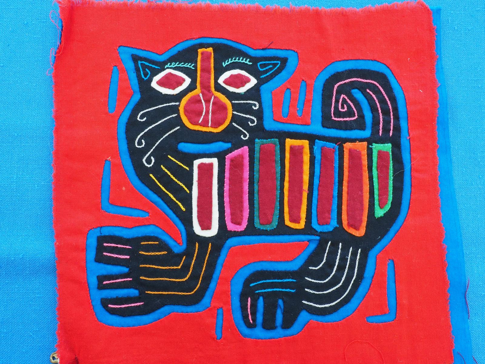 Reverse applique panel
