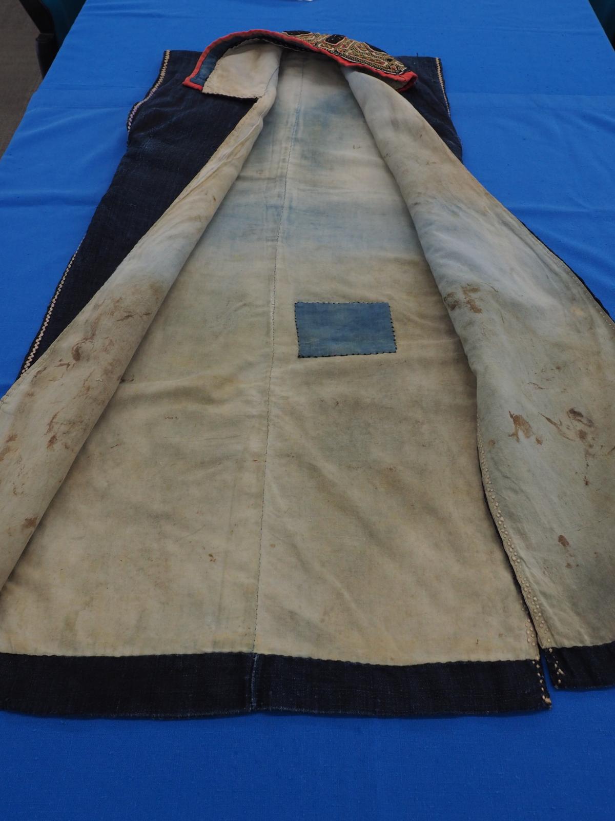 Hmong embroidered jacket lining