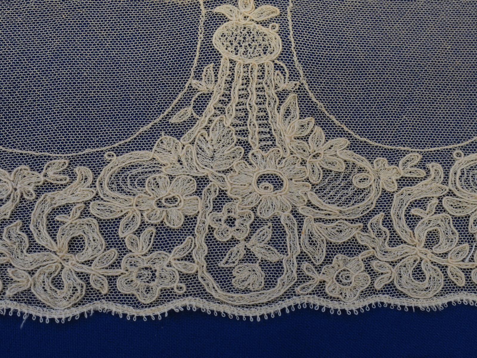 Limerick lace edging detail