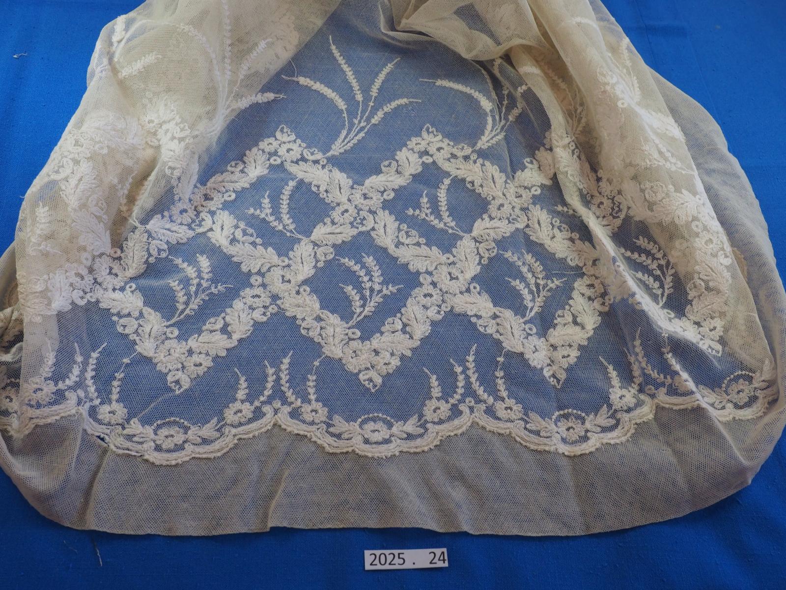 Petticoat with tambour embroidery