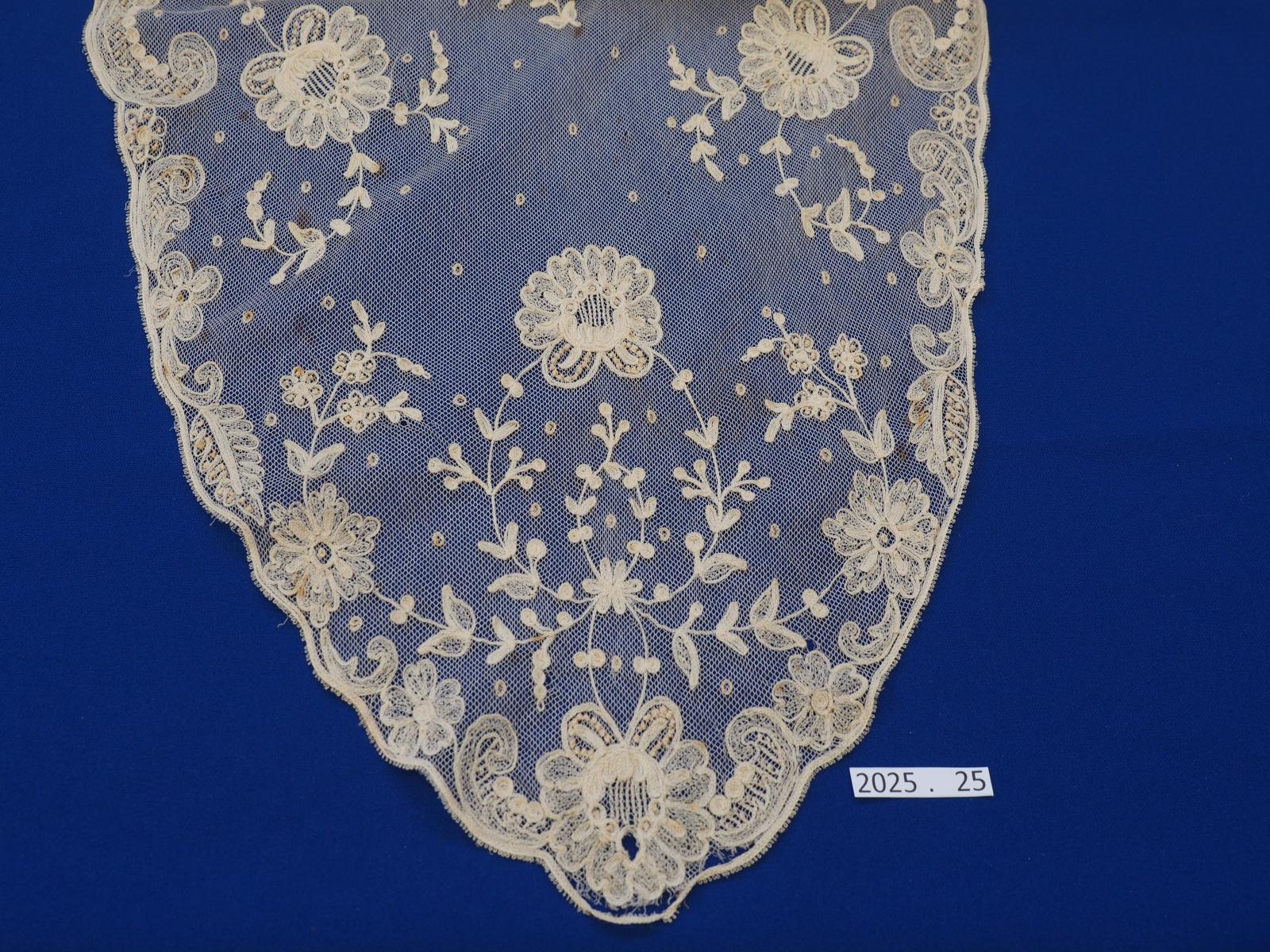 Tambour embroidered shawl