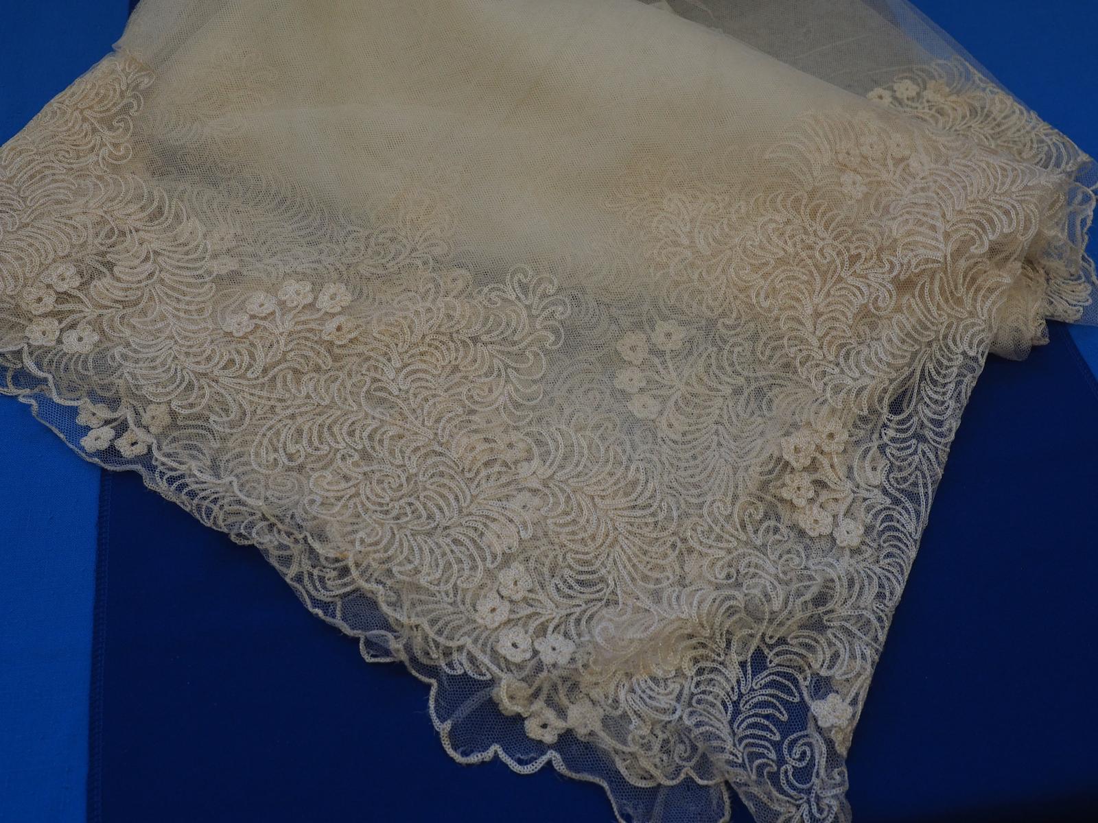 Tambour embroidered shawl