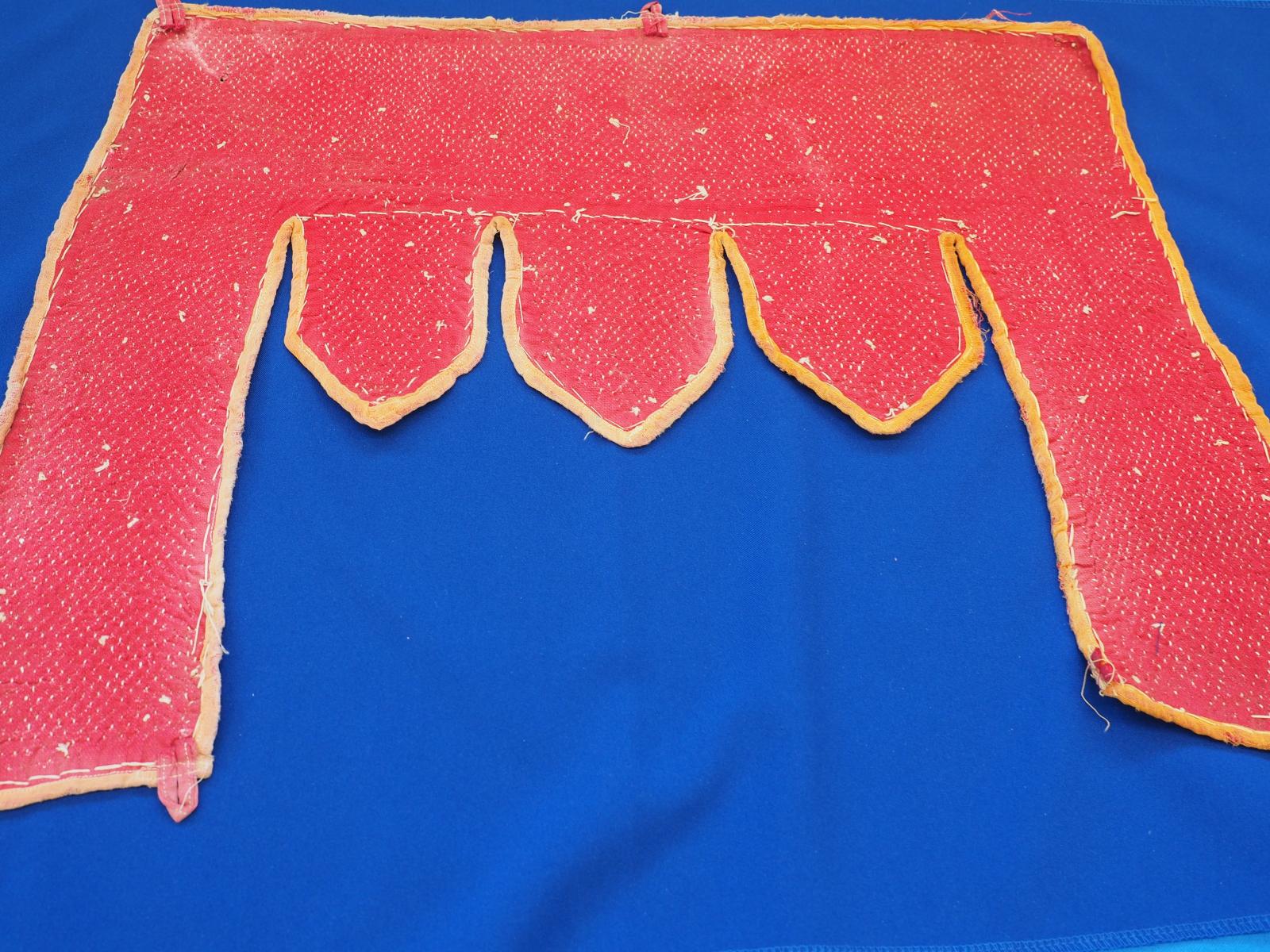 Indian beadwork hanging, Toran back
