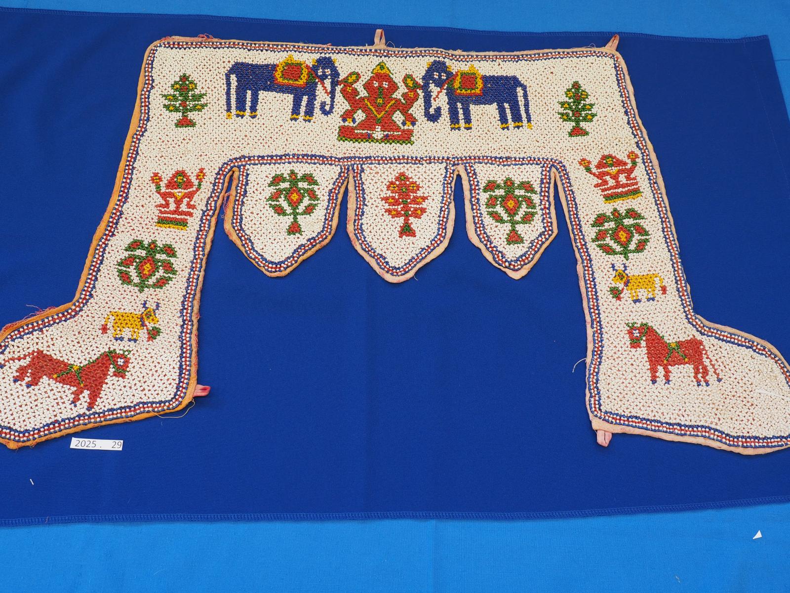 Indian beadwork hanging, Toran