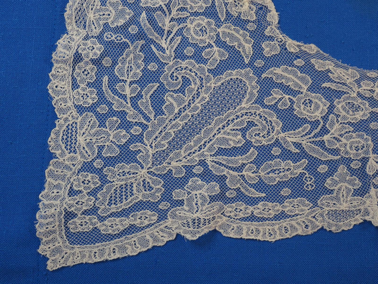 Limerick embroidered collar detail