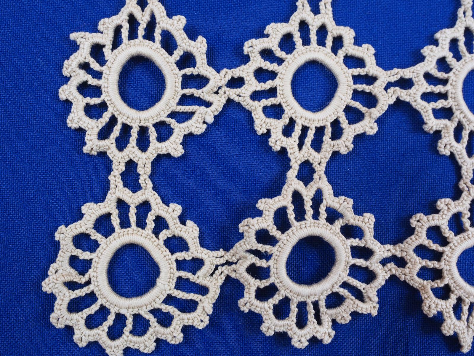 Detail of crochet mat