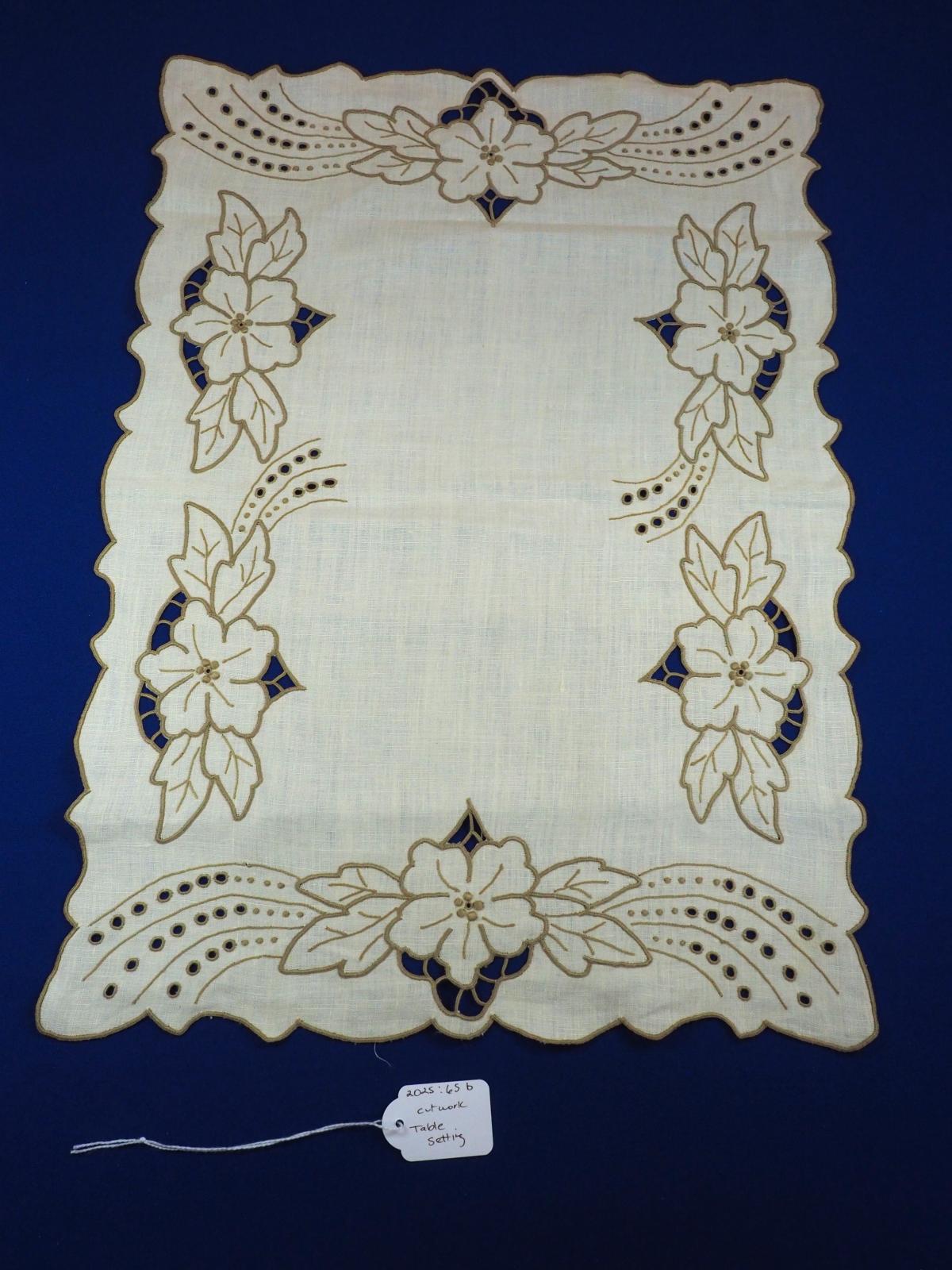 Cutwork mats