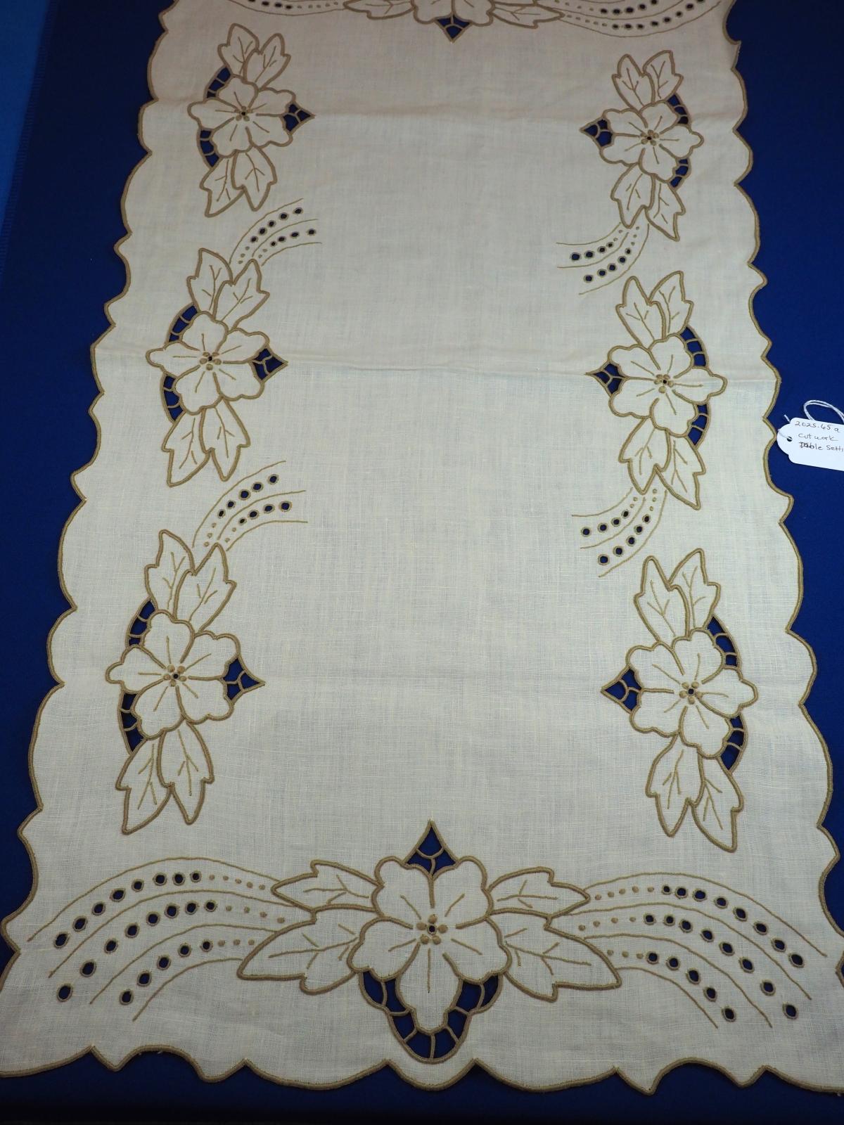 Cutwork runner