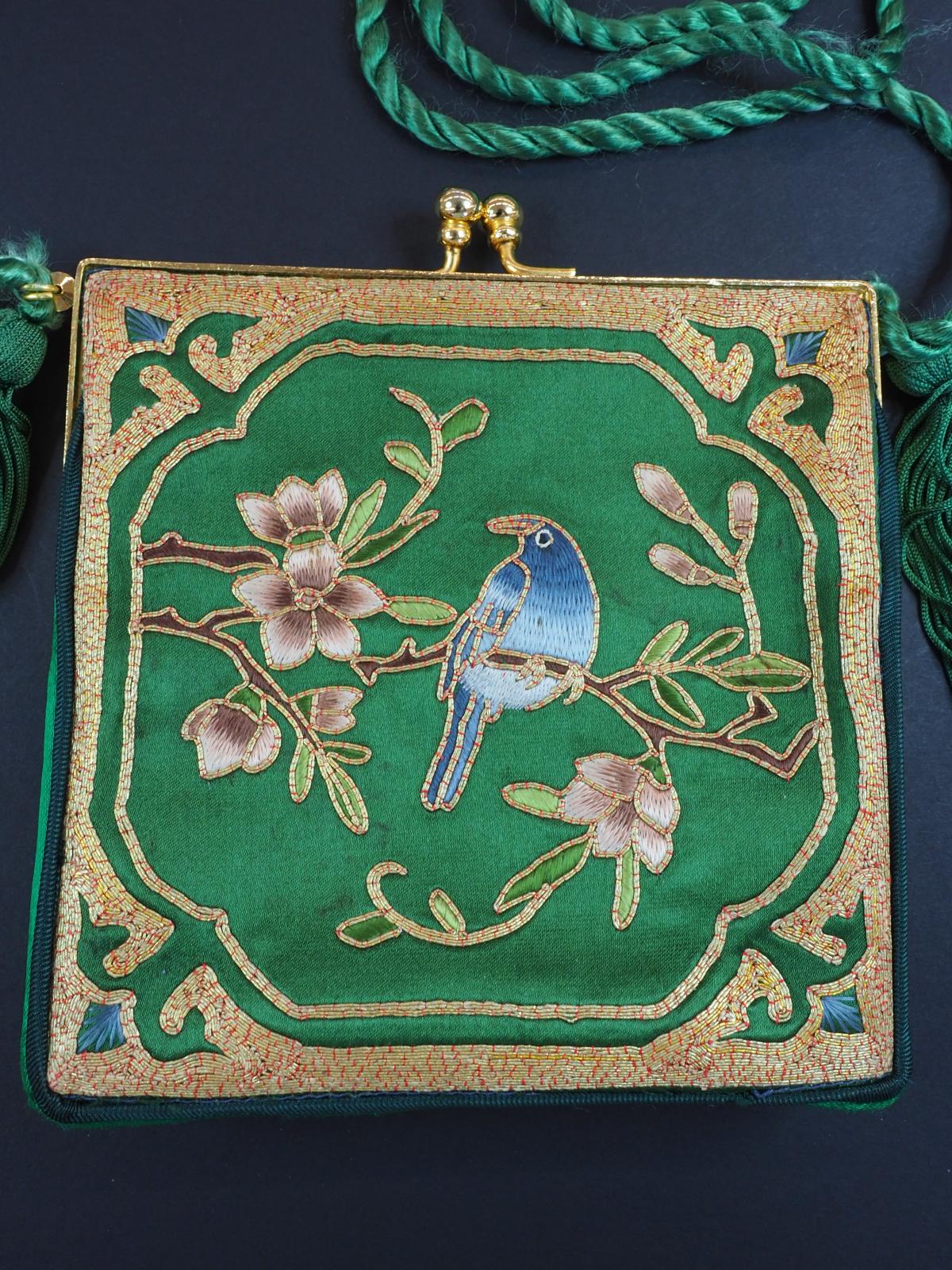 Chinese goldwork mat detail