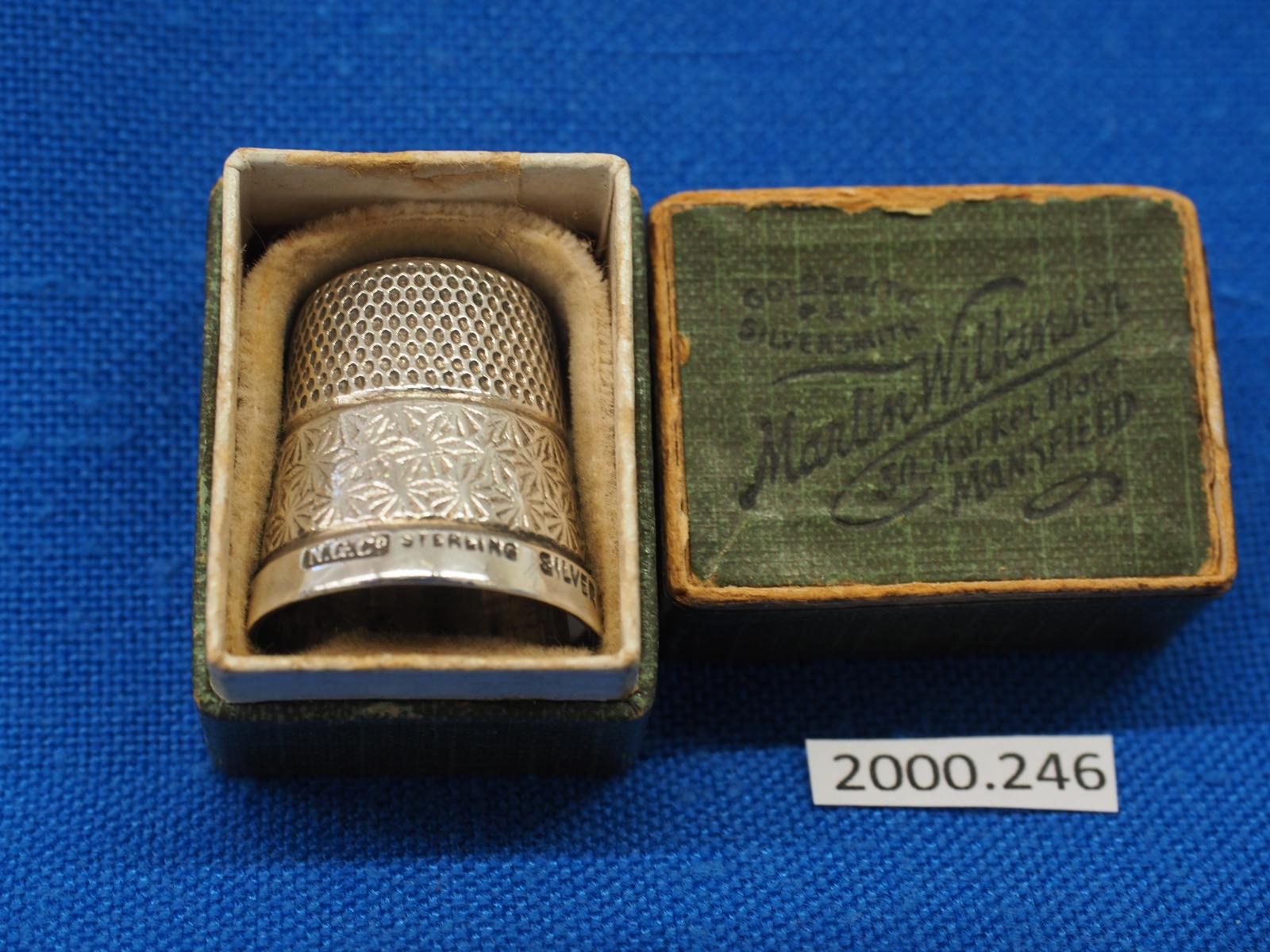 Thimble with box