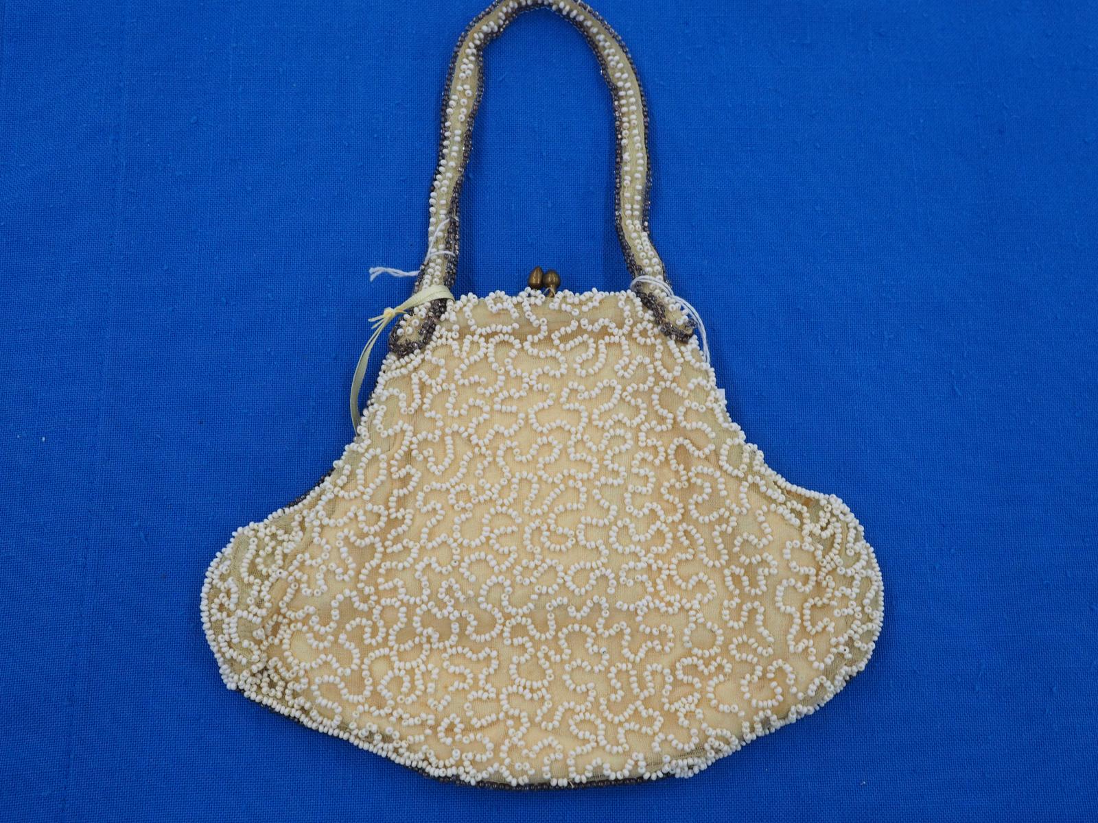 Back of beadwork bag