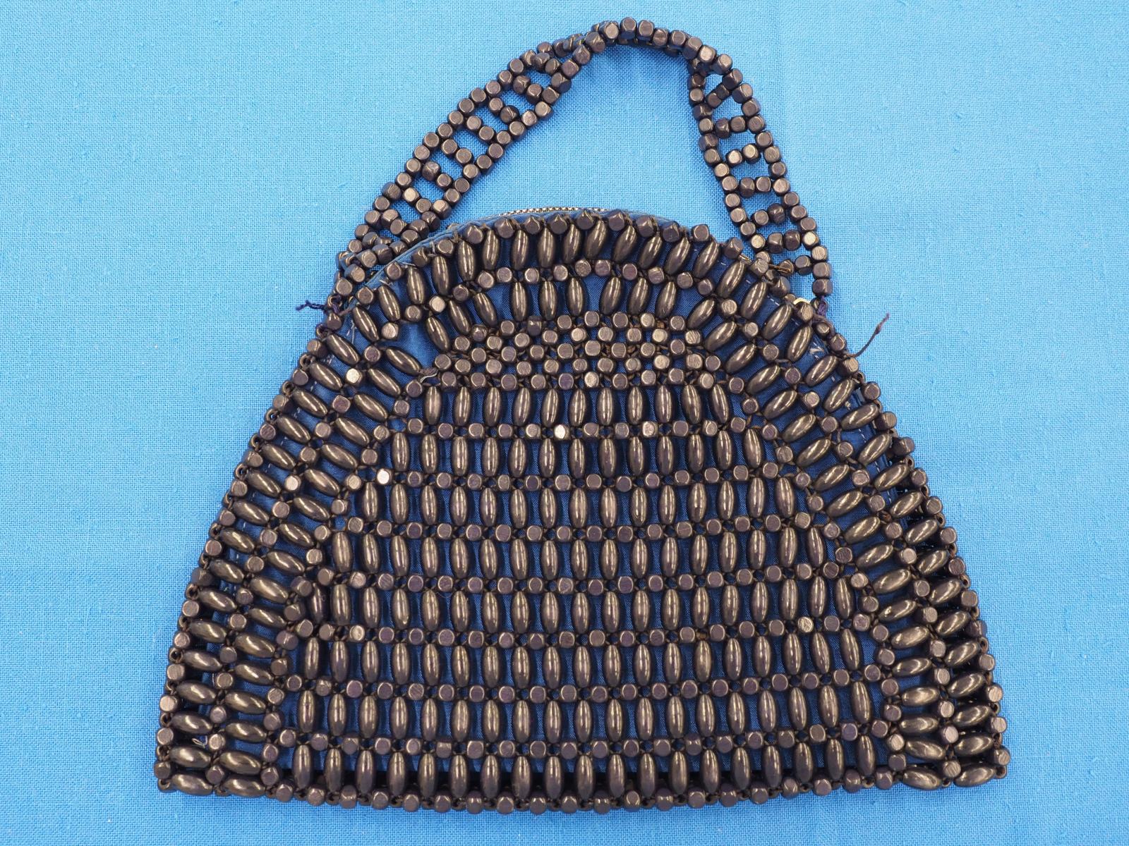 1960s bead bag