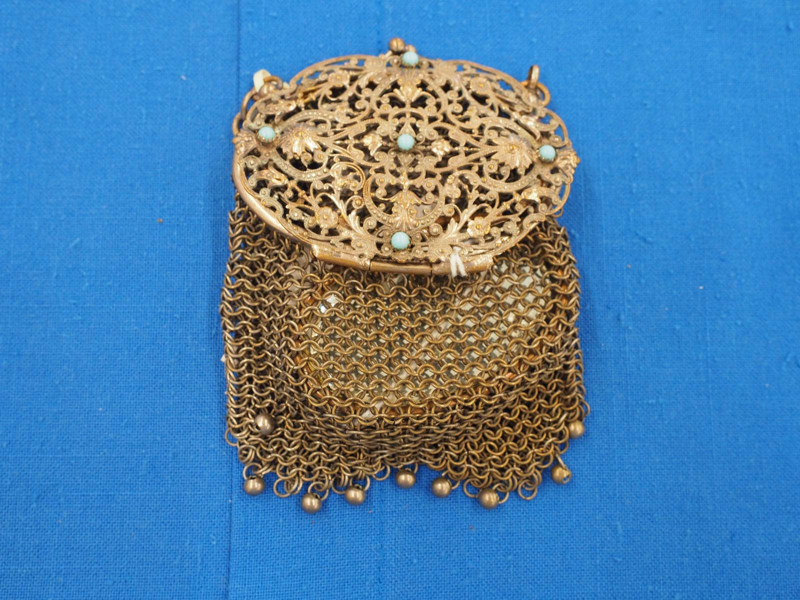 Metal chatelaine bag