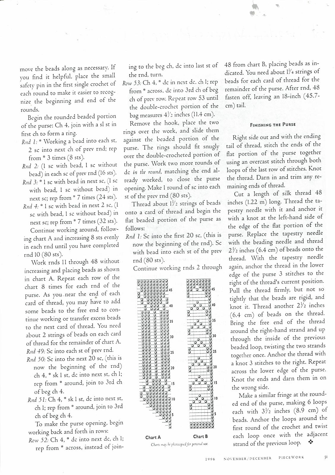 Instructions for making misers purse 2 Instructions for making misers purse 2