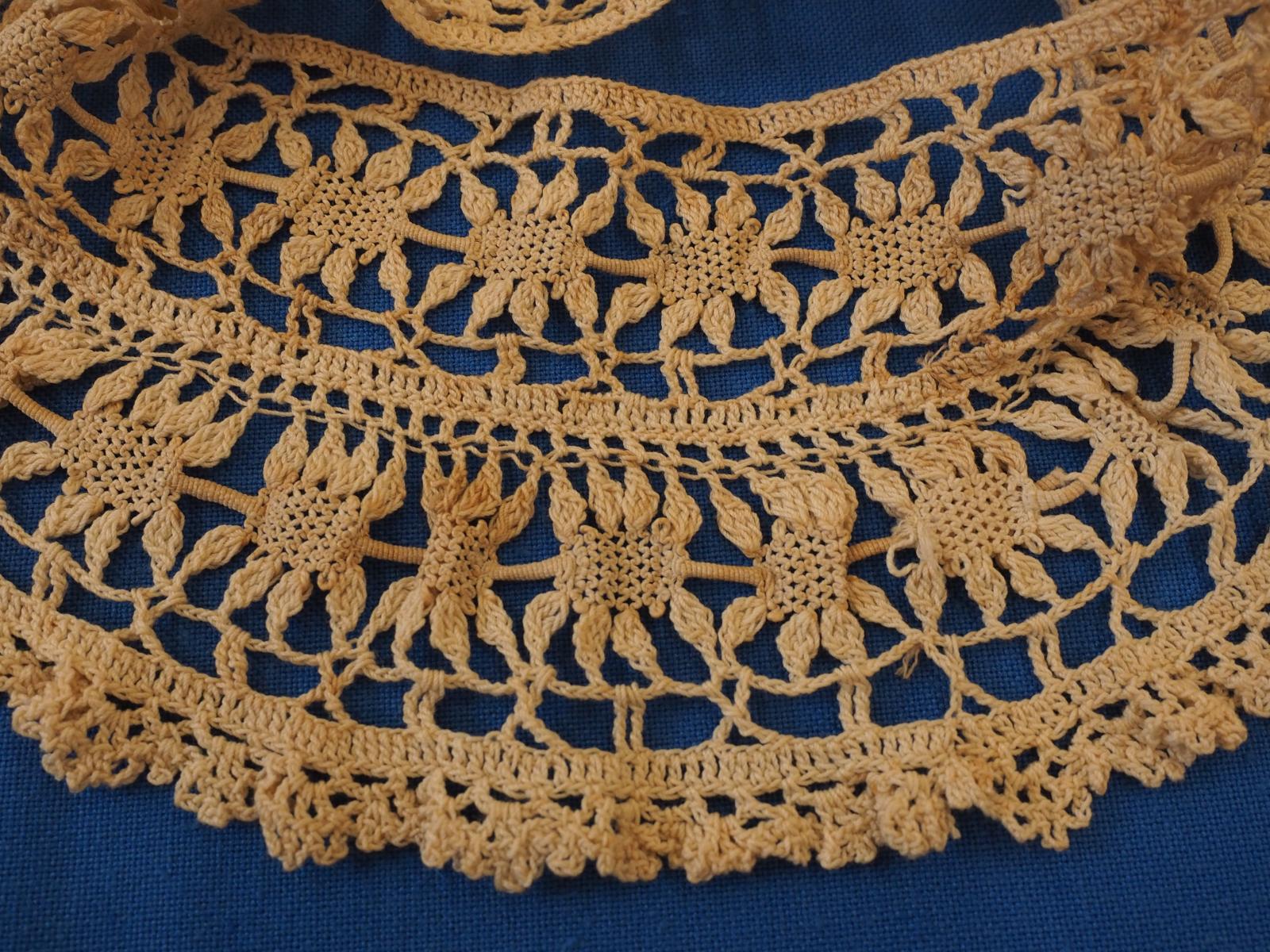 Detail of lace cuffs