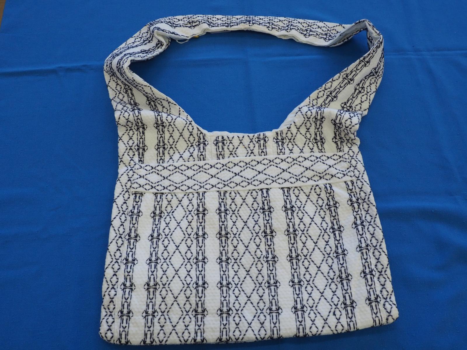 Swedish darning bag front