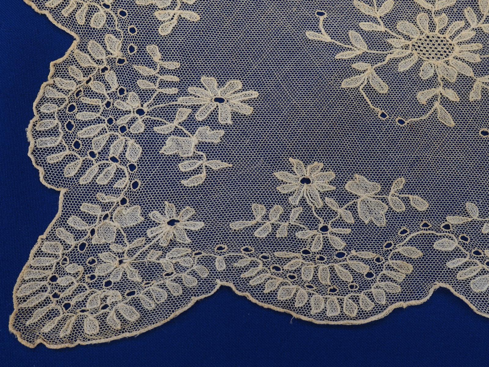 Limerick lace mat detail