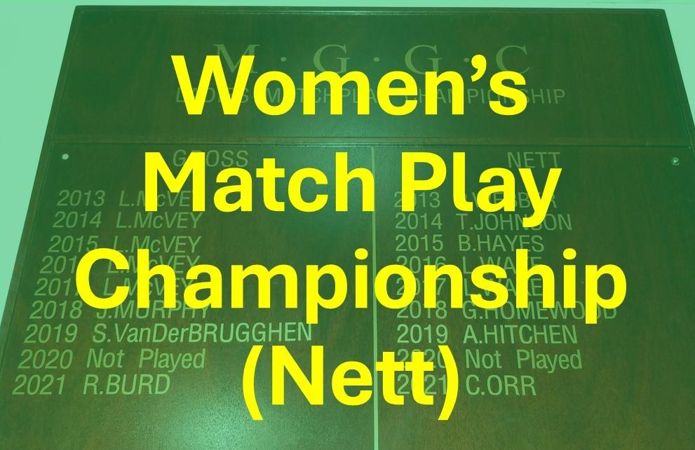 Women's Match Play Championship (Nett)