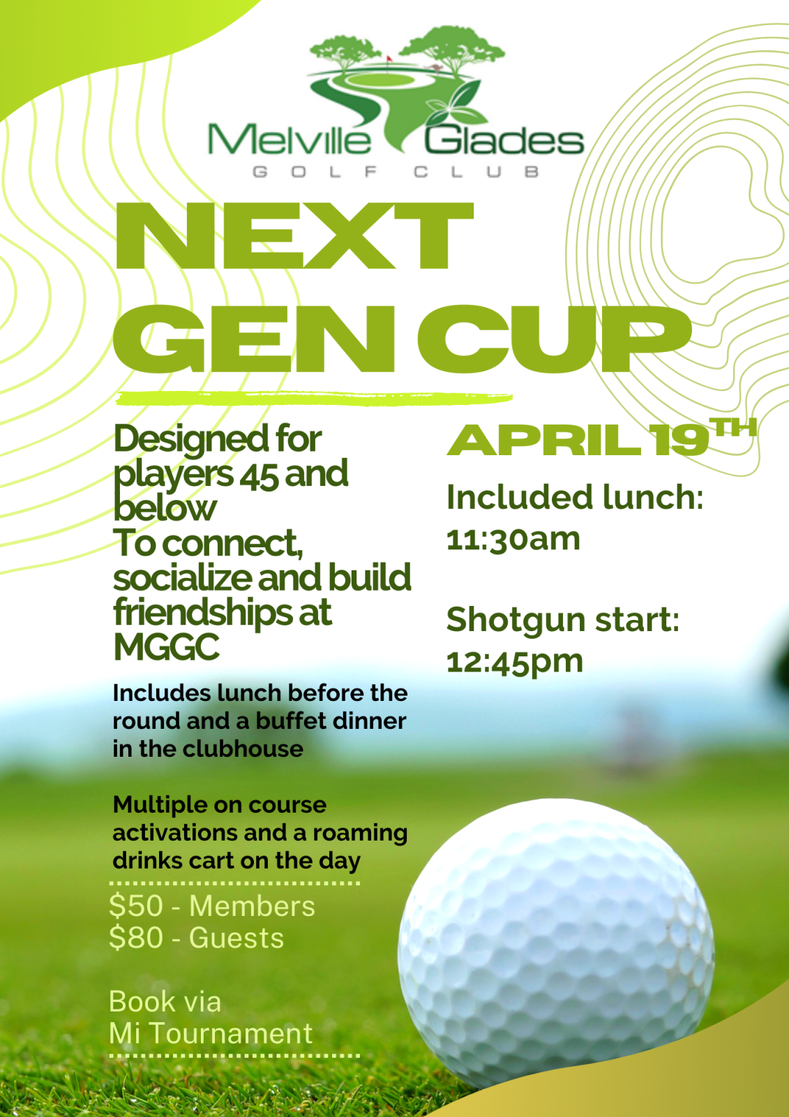 Next Gen Summer Cup - inaugural event flyer 2026