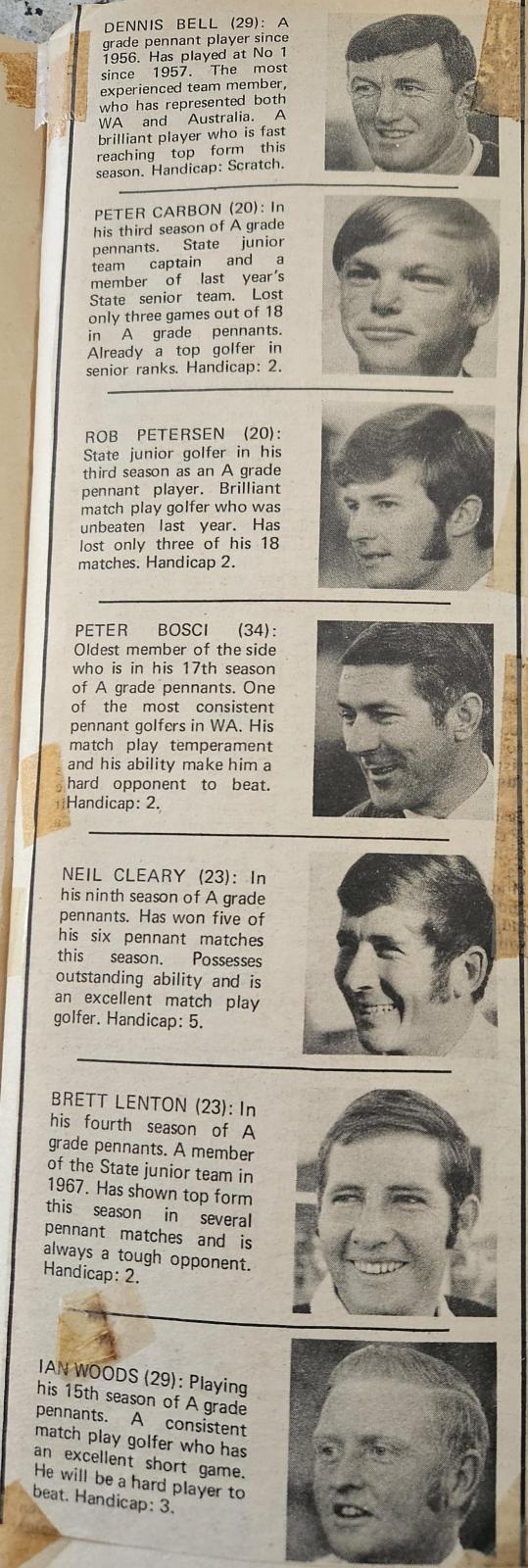 Petersen, Robbie - RFGC Pennant player profiles