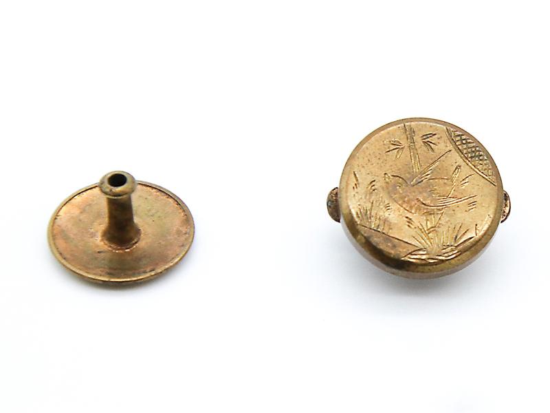 cufflink, West's Patent bachelor button