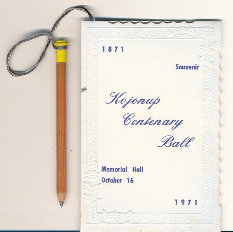 Kojonup Shire Centenary Ball Dance Ticket