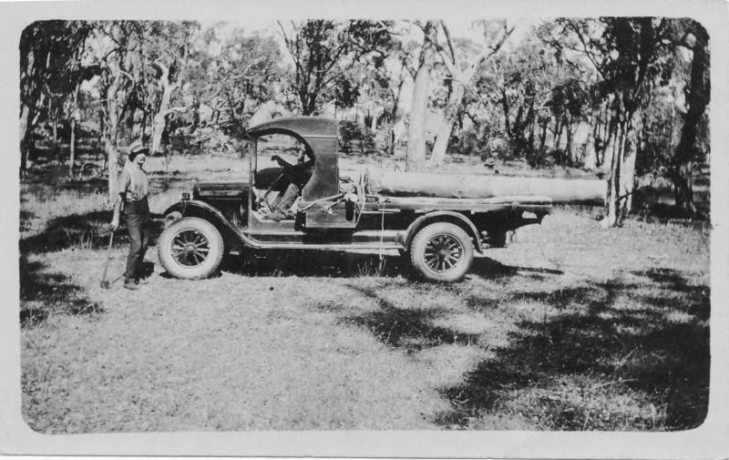 T. Davis and his Truck