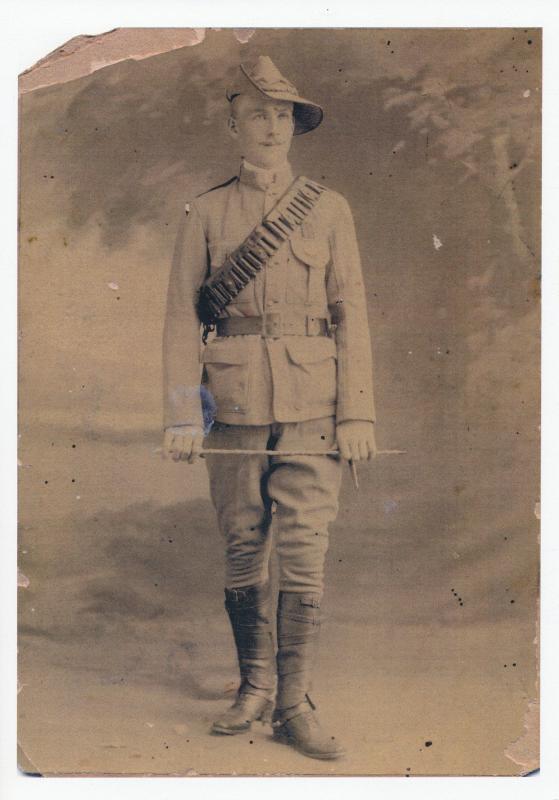 John Gordon Finlay in Uniform, served in Boer War