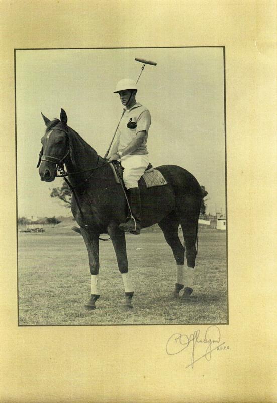 Man playing Polo 