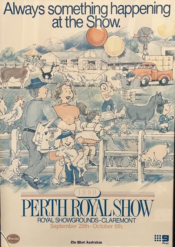 Perth Royal Show Artwork 1990