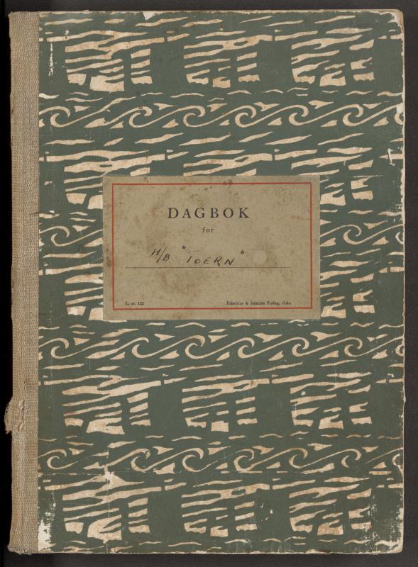 Logbook for Toern, later named Cheynes on arrival in Albany WA in 1952. This was the first whaling vessel of the Cheynes Beach Whaling Company.