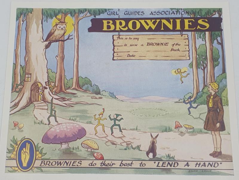 Brownies Certificate