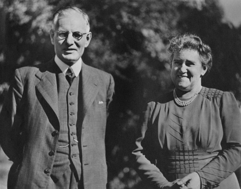 The last photograph of John and Elsie Curtin, Canberra, 27 April 1945, JCPML00004/36.