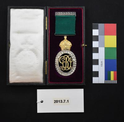 Colonial Auxiliary Forces Officer's Decoration - front