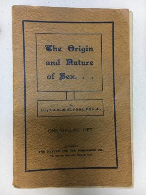 Book - The Origin & Nature of Sex
