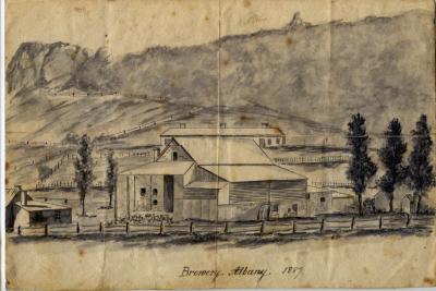 BREWERY, ALBANY. 1887.