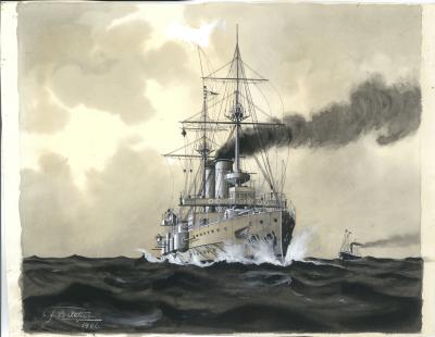 HMS MONTAGUE {WARSHIP}