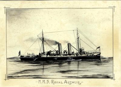 HMS ROYAL ARTHUR {WARSHIP}